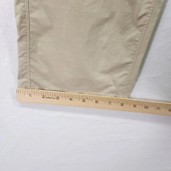 Patagonia Quandary Womens Hiking Pants Size 14 Beige Roll Up Tab - Picture 10 of 13